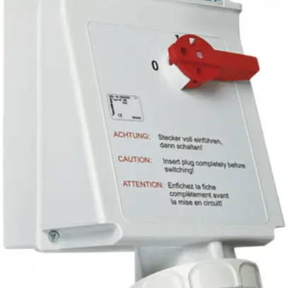 Presa murale AP CEEtyp 5L 63A IP67, 6h 