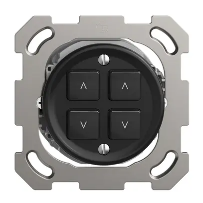 Interrupteur stores ENC 2K/4T Sdue Wiser noir 