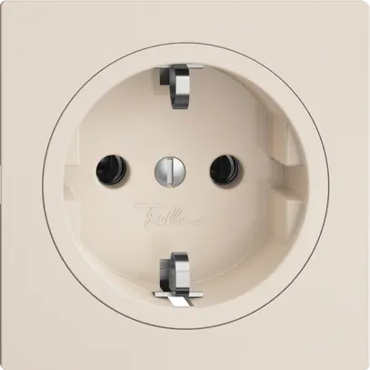 Presa SCHUKO EDIZIOdue F, 16A, 250VAC, L+N+PE crema 