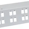 Deckel R&M für Grundset HWS forte für 12×RJ45 und 1×Gr I weiss 