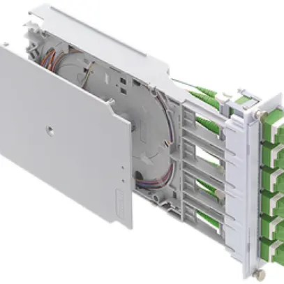 Module fibre FO 7TE épissure 6×E-2000-Compact OM3 