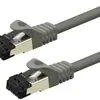 Cavo patch RJ45 VALUE Stranded cat.8.1 S/FTP AWG26 LSZH grigio 2m 
