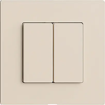 Station secondaire 2K/2T pour interrupteur Edue Wiser crema 