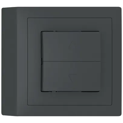 Interruttore per tapparella AP SIDUS B antracite 1 canale 