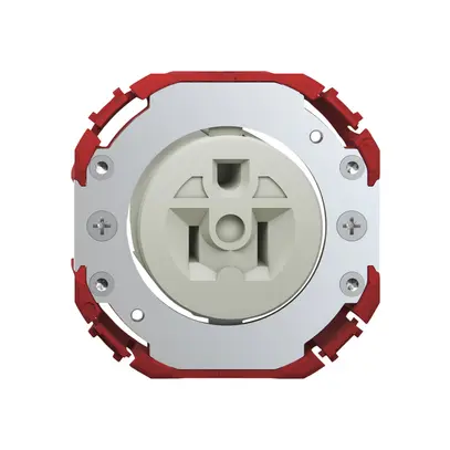 Prise NEMA SNAPFIX® 1×US/CA (NEMA 5-15) (type B) 20A 250V IP20 alu 