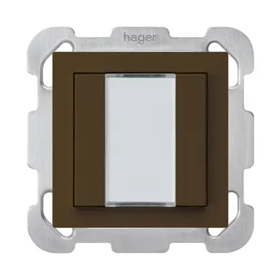 Tasto INC kallysto B KNX 2× s/e-link marrone 