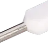 Embout de câble jumelé isolé 2×0.5mm²/8mm blanc 