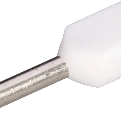 Embout de câble jumelé isolé 2×0.5mm²/8mm blanc 