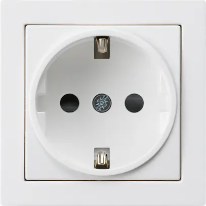 Prise ENC kallysto Schuko blanc 