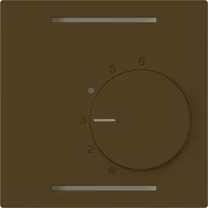 Termostato ambiente INC kallysto marrone senza interruttore 