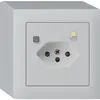 Presa AP kallysto T13 FI 30mA grigio chiaro 