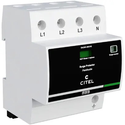 Parafulmine  Citel DACN1-25CVGS/SC tipo 1+2+3, 3 poli 