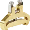 Borne de terre joignable Woertz 1.5…4mm² raccordement à vis 2×1 rail DIN 35mm 