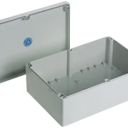 Boîtier AP Woertz Lithos 240×160×90mm gris clair IP65 ABS 