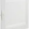 Porte droite avec fentes Hager univers 519×619×12mm IP30 blanc 