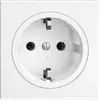 Prise Feller EDIZIOdue Schuko 16A 230V 60×60mm blanc 