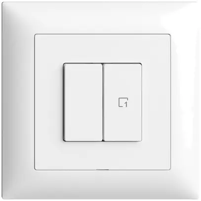 Interrupteur ENC 1K/2T scène Edue Wiser blanc 