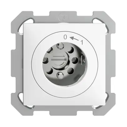 Contact pivotant ENC 0<-1/1P EDIZIOdue blanc pour serrure, s.cyl. 