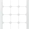 Cadre de recouvrement ENC kallysto.trend 4×3 blanc 274×214mm 