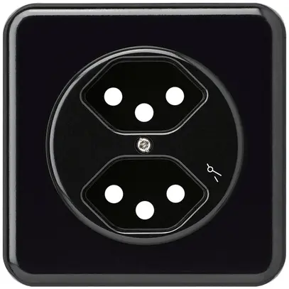 Kit frontale INC basico 2×tipo 13/1 86×86mm nero 