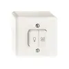 Interruttore AP per luce e ventilazione FH 3/3/1L bianco 
