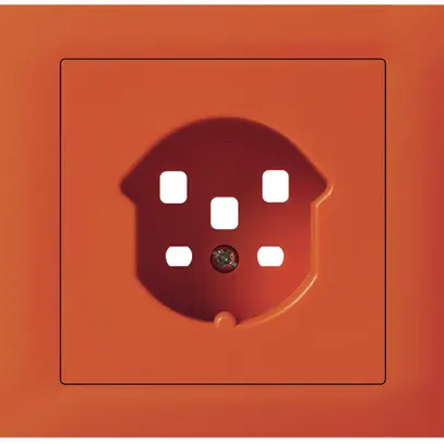 Kit frontale INS kallysto per presa INS G3 1×T25 telaio avvitabile arancione 