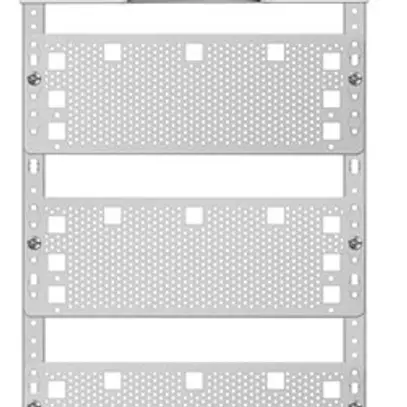 Panneau Media ABB, a.3 rangées DIN, hauteur pose 4, 8 rangées, p. distributeur 