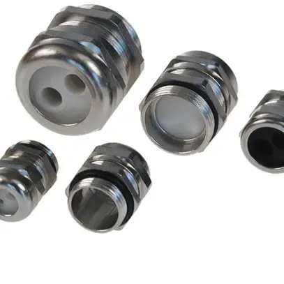 Presse-étoupe WADI Multi, M32 pour 4 câbles Ø9…10mm 8.5mm laiton nickelé IP68 