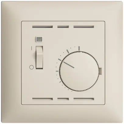 Termostato ambiente INC EDIZIOdue crema, con interrutore 