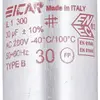 Condensateur ICAR IL 1/300 40X103MM 30µF 250V p.luminaire (parallèle) Ø40×103mm 