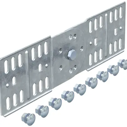 Raccordo articolato Bettermann h=60mm p.canale MKS zincato a caldo a immersione 