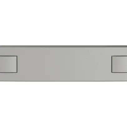 Poussoir 1/4 EDIZIO.liv SNAPFIX® p.KNX&UNI s.LED comm.à 2 touches grc 