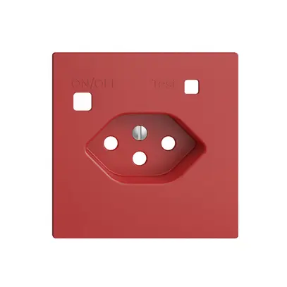 Kit frontale EDIZIOdue per presa FI F, T13, berry 