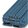 Morsetto di passaggio 0.08…4mm² blu STTB 2.5-TWIN BU 