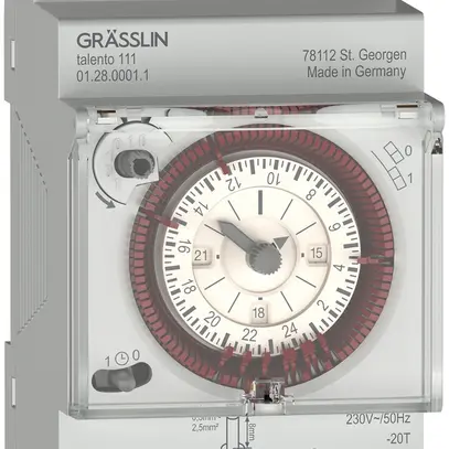 Interrupteur horaire AMD talento 111 1-0-Timer plombable avec bornes enfichables 