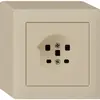 Presa AP kallysto T25 beige con morsetti a vite 