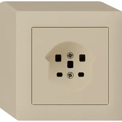 Prise AP kallysto T25 beige bornes à vis 