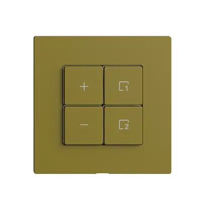 Commande pour variateur 1c scène/4t Edue Wiser olive 