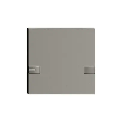 Taste 1/1 KNX/UNI-Taster mit LED EDIZIOdue Bedienung 2×dunkelgrau 