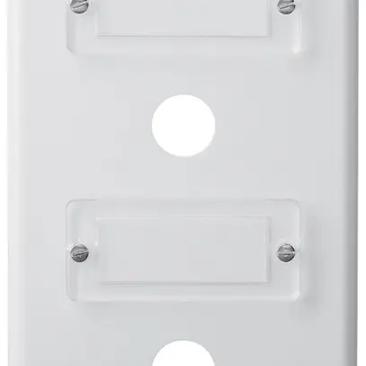 Placca di copertura INC basico I-I 16+16mm bianco 