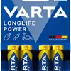 Pila alcalina VARTA Longlife Power AA blister a 4 pezzi 