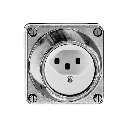 Presa INS umida T23 16A Al natura morsetti a vite 