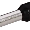 Aderendhülse Typ A isoliert 6mm²/12mm schwarz 