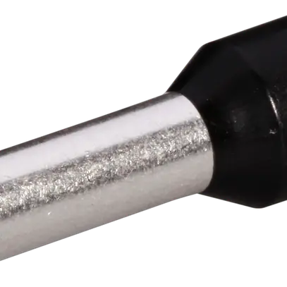 Aderendhülse Typ A isoliert 6mm²/12mm schwarz 