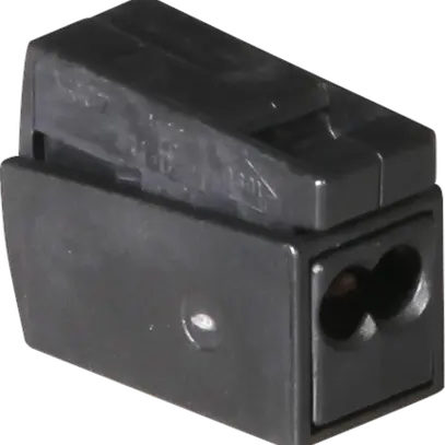 Borne WAGO pour luminaire WAGO 1…2.5/0.5…2.5mm² noir 