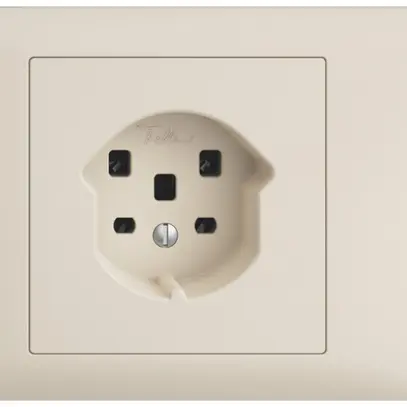 Presa INS EDIZIOdue T25 16A crema 53mm, morsetti a vite 