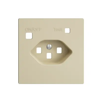 Kit frontale EDIZIOdue per presa FI F, T23, vanille 