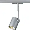 Proiettore SLV BIMA I, GU10 50W con adattatore 1-fase IP20 grigio argento 