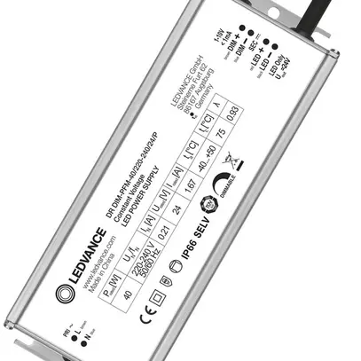 Convertitore LED LDV 1…10V DIM OUTDOOR PERFORMANCE 40W 24V 179×63×38mm IP66 