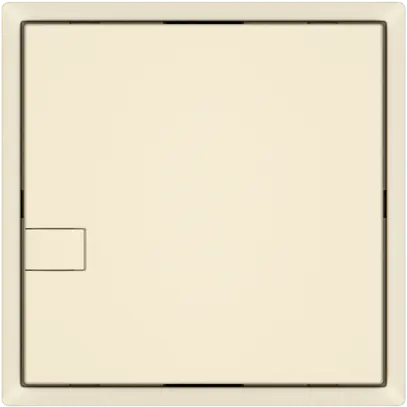 Pulsante KNX RGB EDIZIO.liv SNAPFIX® sensore temp.s.LED 1× com.1T cr 